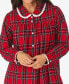 ფოტო #5 პროდუქტის Cotton Lace-Trim Flannel Nightgown