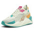 Фото #2 товара Puma RsXk Tropical Lace Up Mens Green Sneakers Casual Shoes 39594102