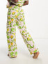 Фото #2 товара ASOS DESIGN mix & match modal fruit pyjama trouser in pink