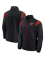 ფოტო #1 პროდუქტის Men's Black Washington Commanders Sideline Woven Logo Full-Zip Jacket