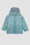 Фото #6 товара Куртка для малышей defacto Девочки Плюшевая Прокладка с водоотталкивающей обработкой Гербарий