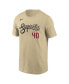 ფოტო #3 პროდუქტის Men's Madison Bumgarner Gold Arizona Diamondbacks City Connect Name and Number T-shirt