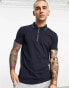 Фото #1 товара Armani Exchange logo collar polo shirt in navy