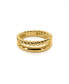ფოტო #1 პროდუქტის Pheonix Ring in 18k Gold- Plated Brass