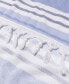 Фото #3 товара Racer Stripe Fouta Beach Towel with Tassels