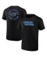 Фото #1 товара Men's Black Carolina Panthers Big and Tall Two-Sided T-shirt