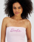 Фото #3 товара Топ без бретелек с графическим принтом Barbie Grayson Threads, The Label для девушек