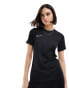 Фото #2 товара Nike Football Academy dri fit panel t-shirt in black