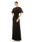 Фото #1 товара Women's Embellished Butterfly Sleeve Gown
