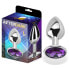 Фото #1 товара Butt Plug with Jewel Purple Amethyst Size L Aluminium