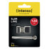 Фото #3 товара Intenso Slim Line - 128 GB - USB Type-A - 3.2 Gen 1 (3.1 Gen 1) - 100 MB/s - Cap - Black