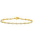 ფოტო #1 პროდუქტის Diamond Bezel Link Bracelet (2 ct. t.w.) in 10k Gold