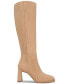 Фото #2 товара Women's Issabel Square-Toe Sculpted-Heel Wide Calf Tall Dress Boots