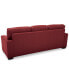 Фото #36 товара Ennia 82" Leather Queen Sleeper Sofa, Created for Macy's