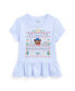 Big Girls Eyelet-Embroidered Mesh Polo Dress