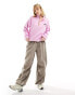 Фото #4 товара Columbia Helvetia 1/2 snap cropped fleece in pink