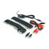 Set of 45 connectors and power cables