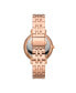 ფოტო #2 პროდუქტის Women's Jacqueline Rose Gold-Tone Stainless Steel Bracelet Watch 36mm