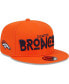 Фото #2 товара Men's Orange Denver Broncos Word 9FIFTY Snapback Hat