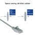 Фото #2 товара Intronics Grijze 025 meter LSZH U/UTP Cat6 datacenter slimline patchkabel snagless met RJ45 - Cable - Network