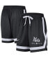 Women's Black Brooklyn Nets Crossover Performance Shorts