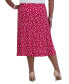 Фото #2 товара Women's Ity Dot-Print A-Line Pull-On Skirt