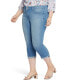 ფოტო #2 პროდუქტის Plus Size Chloe Capri Jeans