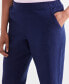 Фото #4 товара Women's 100% Linen Solid Cropped Pull-On Pants, Created for Macy's