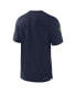 Фото #3 товара Men's College Navy Seattle Seahawks Sideline Player Performance T-Shirt