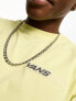 Vans mainframe left chest logo t-shirt in dusty yellow utility pack - Exclusive to Asos