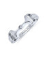 Cowgirl Equestrian Lover Double Horse Snaffle Bit Band Ring Western Jewelry For Women .925 Sterling Silver