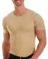 Фото #2 товара Men's Big & Tall Insta Slim Compression Short Sleeve Crew-Neck T-Shirt