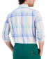 Фото #2 товара Men's Baha Plaid Poplin Shirt, Created for Macy's