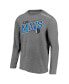 Men's Heather Charcoal Dallas Mavericks 2021 Noches Ene-Be-A Authentic Shooting Long Sleeve T-shirt