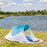 Trizand Namiot plażowy 220x120x90cm - turkusowo - szary