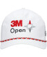ფოტო #3 პროდუქტის Men's White 3M Open Rope Snapback Hat