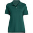 Фото #8 товара Women's School Uniform Tall Short Sleeve Interlock Polo Shirt