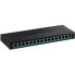 Фото #1 товара TRENDnet TPE-TG160H - Unmanaged - Gigabit Ethernet (10/100/1000) - Full duplex - Power over Ethernet (PoE) - Rack mounting - 1U