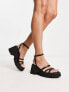 Фото #4 товара ASOS DESIGN Trippy chunky cleated sandals in black