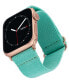 Women's Teal Woven Elastic Band Compatible with 38/40/41mm Apple Watch