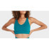 Women's Low Support Longline Bra - All in Motion Teal Large Teal Blue