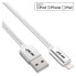 Фото #1 товара InLine Lightning USB Cable - for iPad - iPhone - iPod - silver/alu 2m MFi-certified