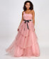 Фото #1 товара Juniors' Tulle One-Shoulder Ball Gown, Created for Macy's