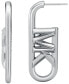 ფოტო #3 პროდუქტის Brass Vertical Empire Link Stud Earrings