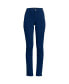 ფოტო #3 პროდუქტის Women's Plus Size High Rise Slimming 5 Pocket Chino Slim Leg Pants