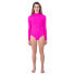 HURLEY Oao Solid Zip Back Surf Suit Swimsuit