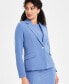 Women's One Button Notched Collar Blazer