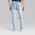 Men's Slim Fit Tapered Jeans - Original Use Light Wash 34x30