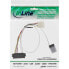 Фото #1 товара InLine SAS cable - SFF-8087/SAS SFF-8482+power - single SAS HDD to contr. - 0.5m