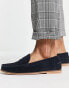 Фото #3 товара Office melvin penny loafers in navy suede